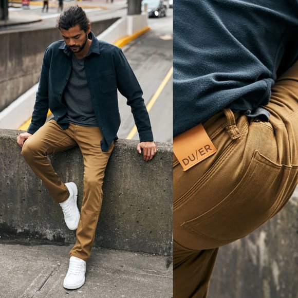 Duer Other - DUER | No Sweat Pant Slim Tobacco Brown Pants